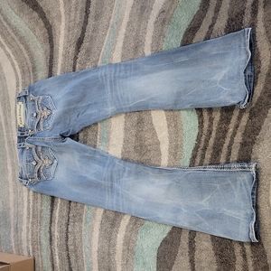 Rock Revival mid rise boot cut jeans size 28